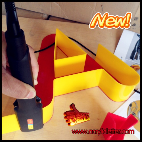 Handheld acrylic bending tool