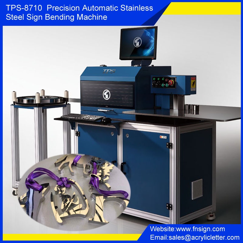 TPS-S8700 Precision Automatic Stainless Steel Sign Bending Machine